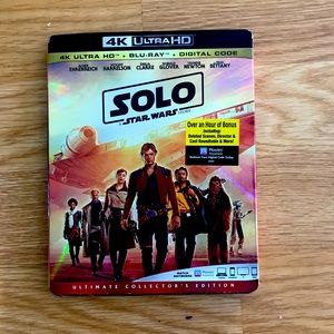 BRAND NEW, UNOPENED Solo 4K Ultra Blu-Ray